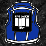 Black Flag - Live Laugh Love - Backpatch