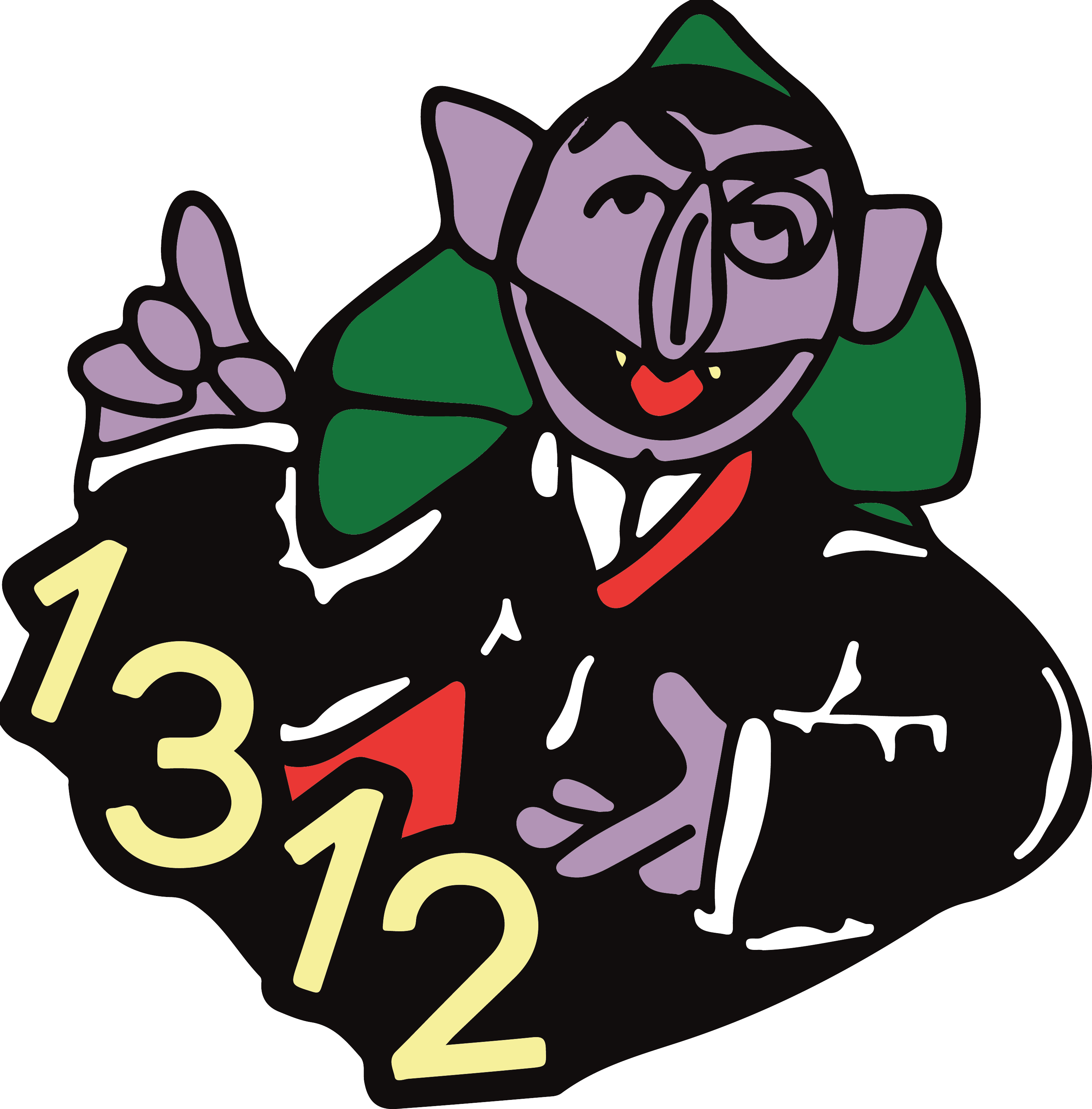 Count HAHA 1312 - Sticker (3X3)