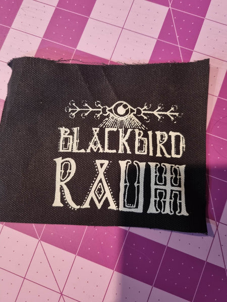 Blackbird Raum Small Text Patch (4x4)