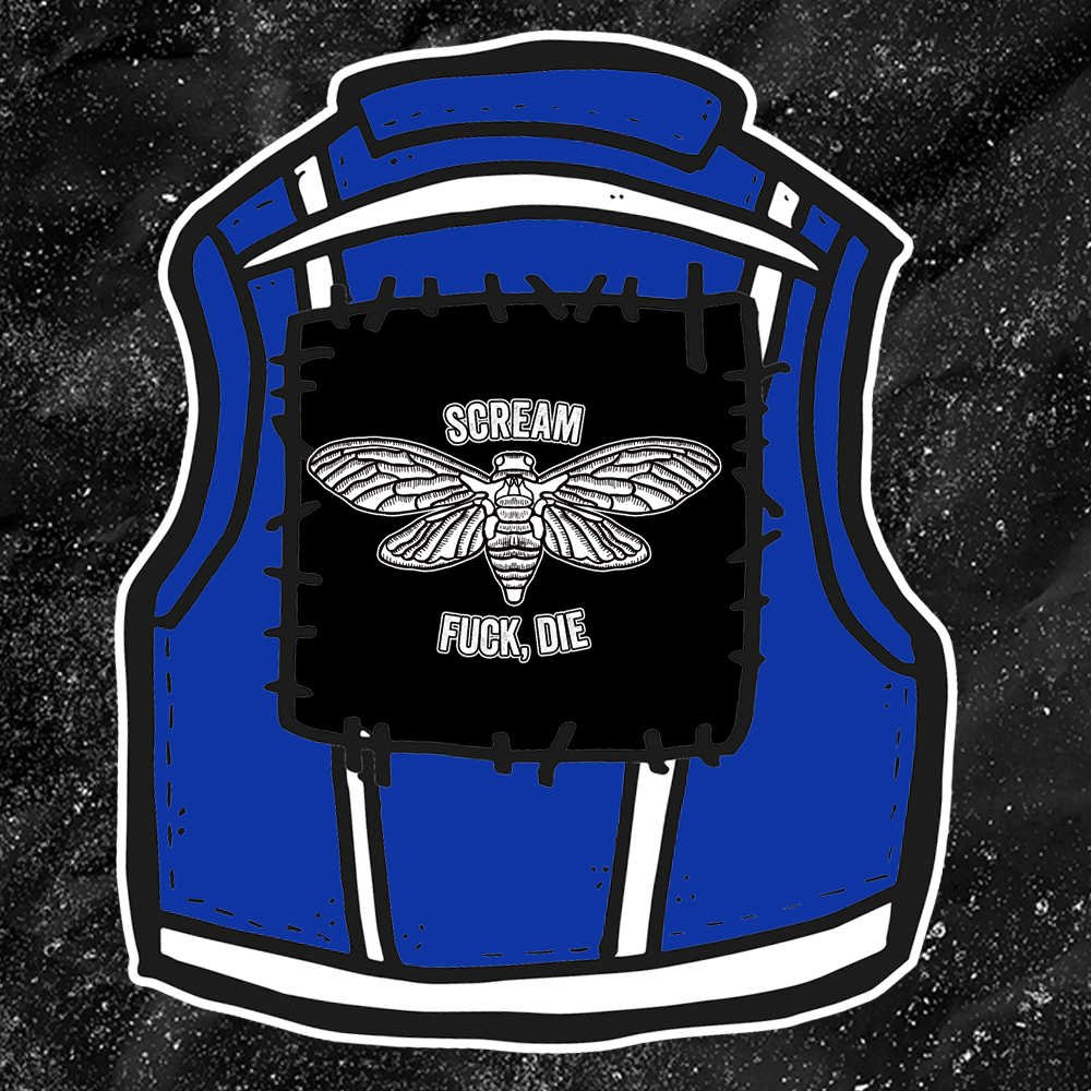 Scream, Fuck, Die - Backpatch