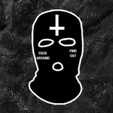 Fuck Around & Find Out With Cross - Embroidered Ski Mask