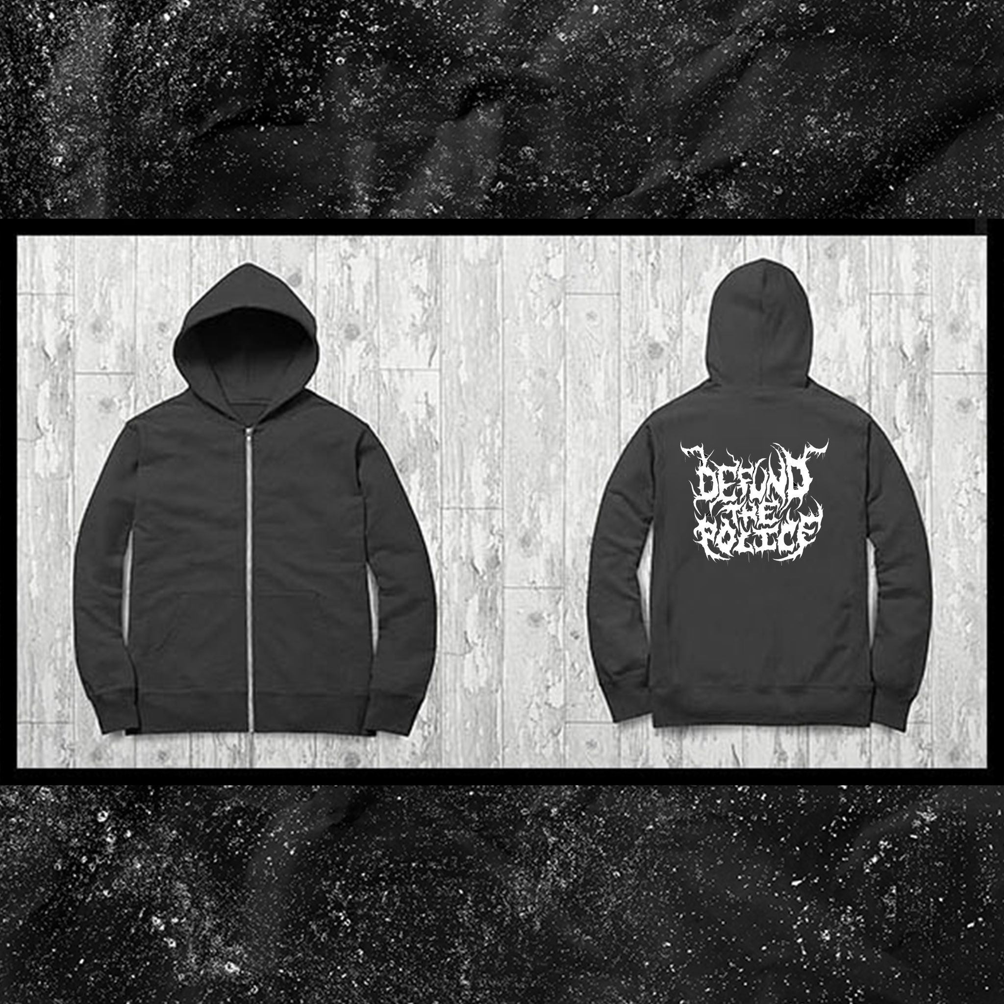 Defund The Police - Metal Font - Era Ov Failure