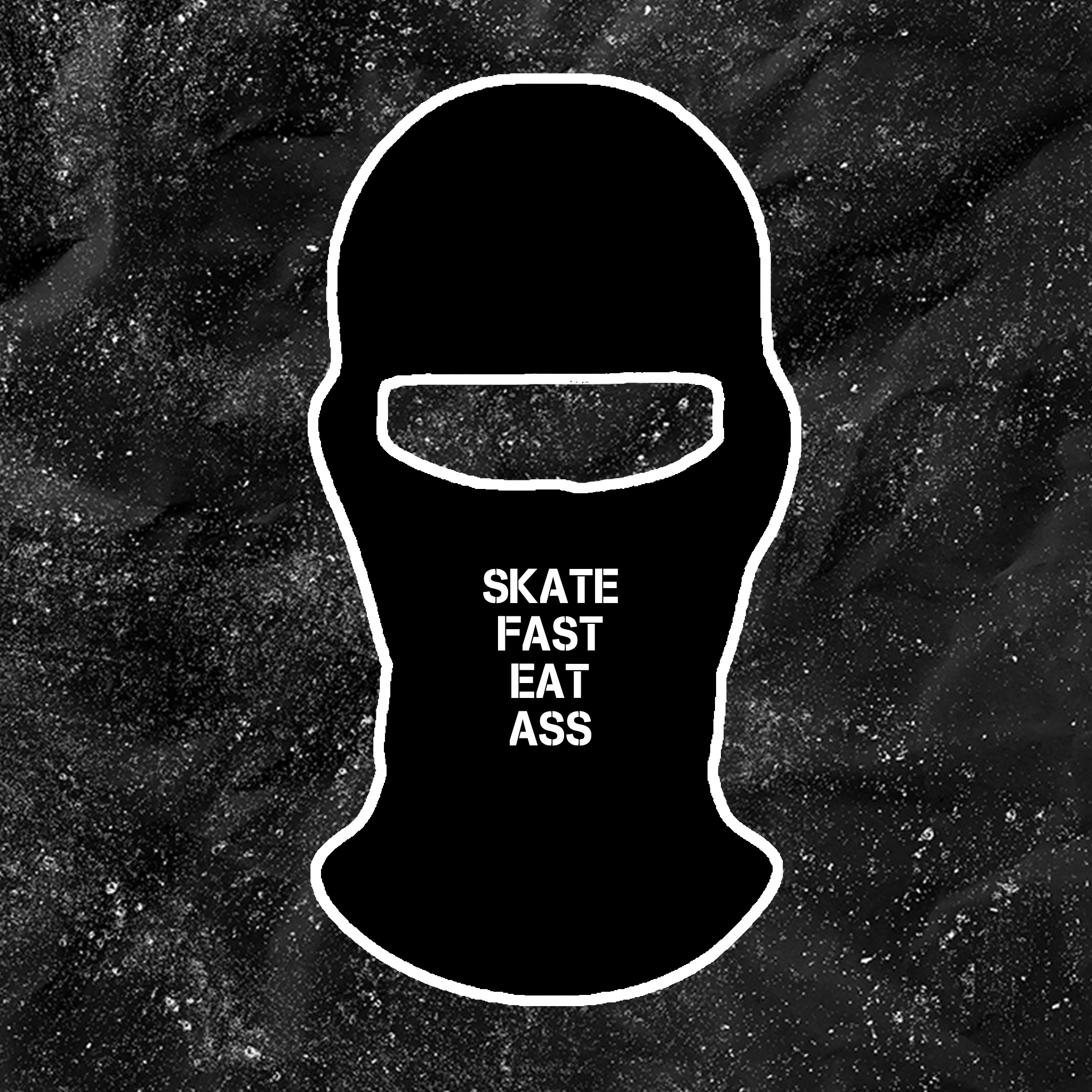 Skate Fast Eat Ass - Embroidered Ski Mask