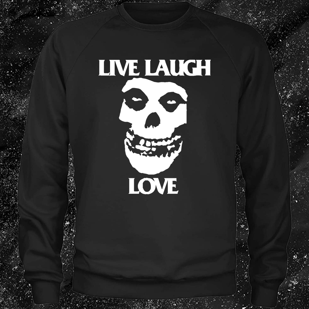 Live Laugh Love // Misfits Crimson Skull