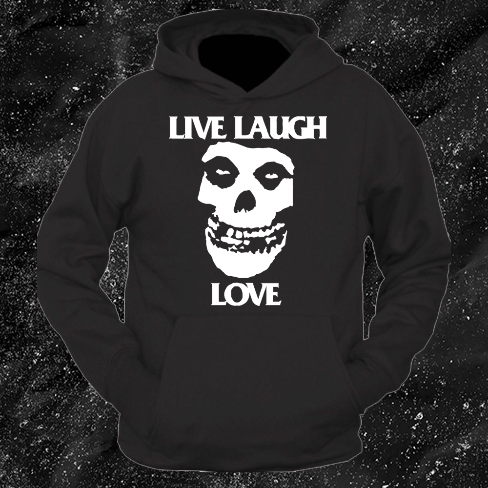Live Laugh Love // Misfits Crimson Skull