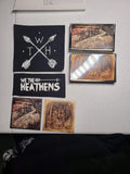 We The Heathens - The Blood Behind The Dam - Sticker (3X3)