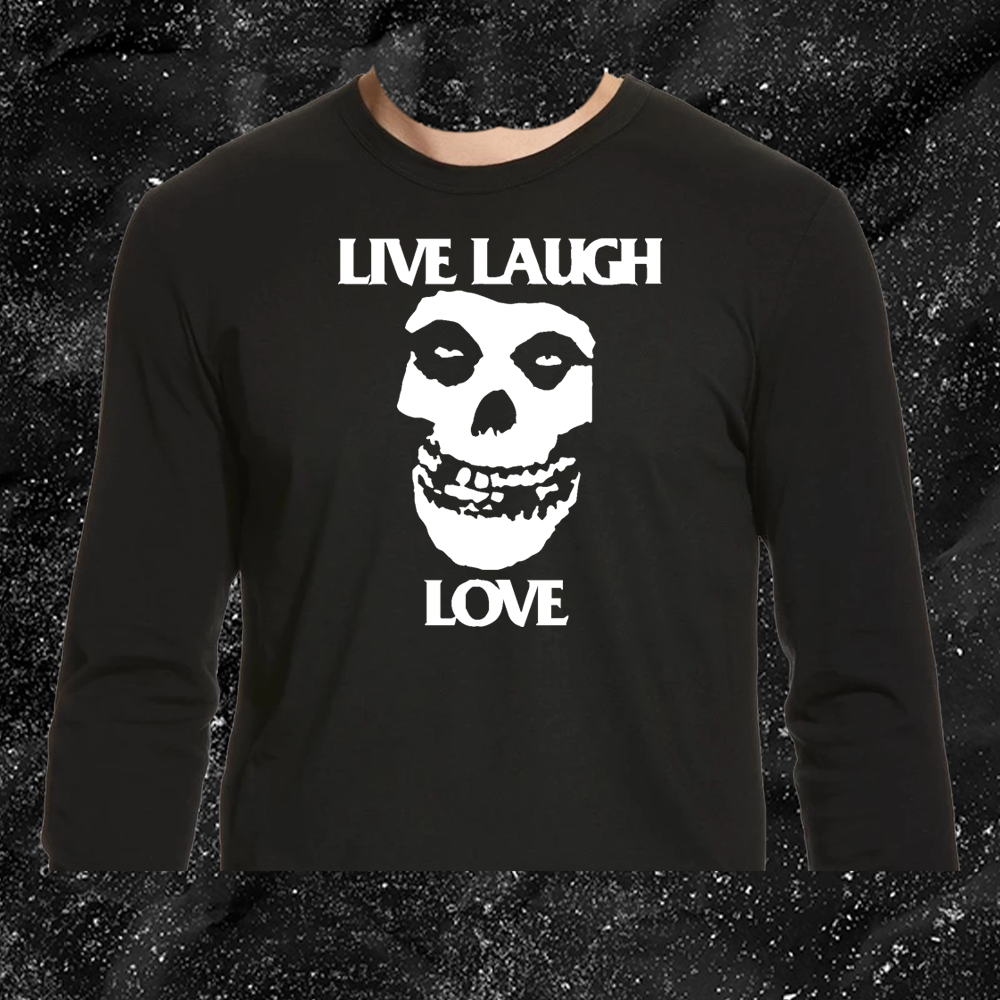Live Laugh Love // Misfits Crimson Skull