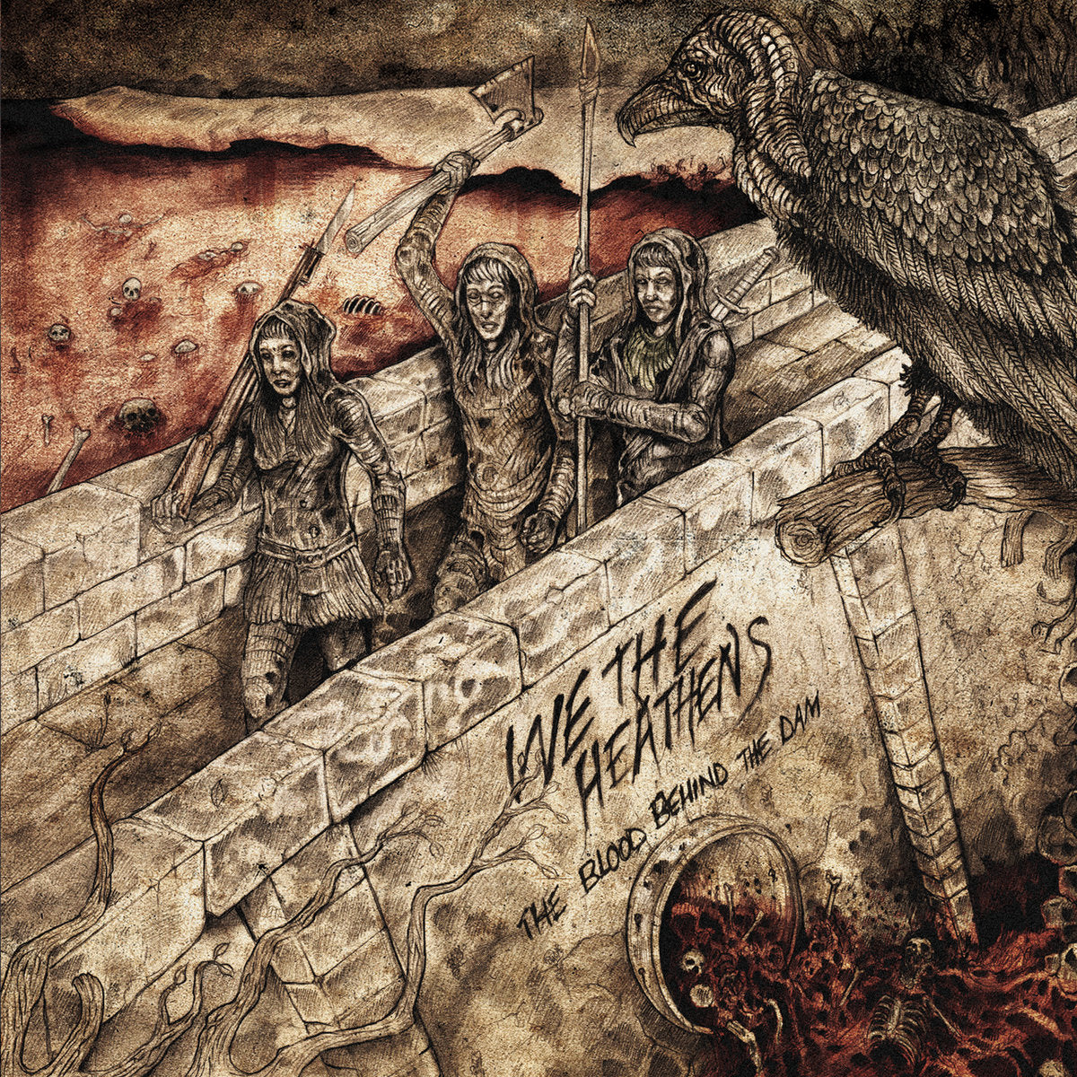 We The Heathens - The Blood Behind The Dam - Cassette Physical Media