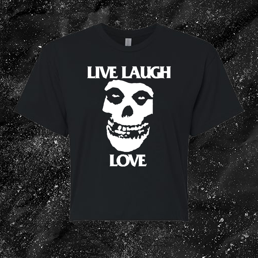 Live Laugh Love // Misfits Crimson Skull