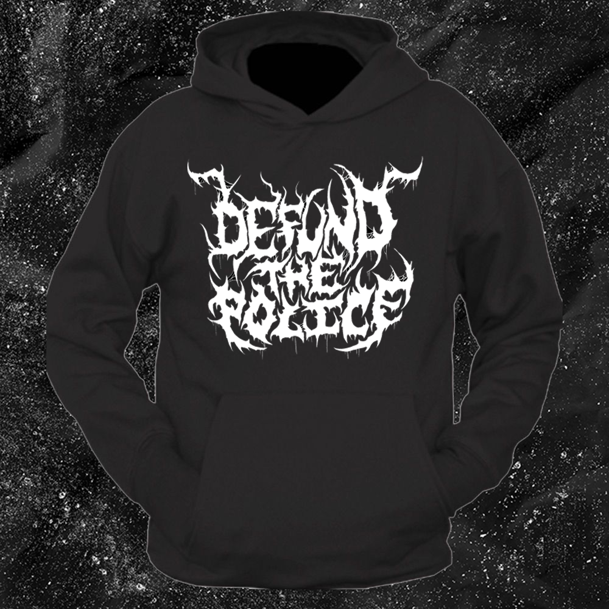 Defund The Police - Metal Font - Era Ov Failure