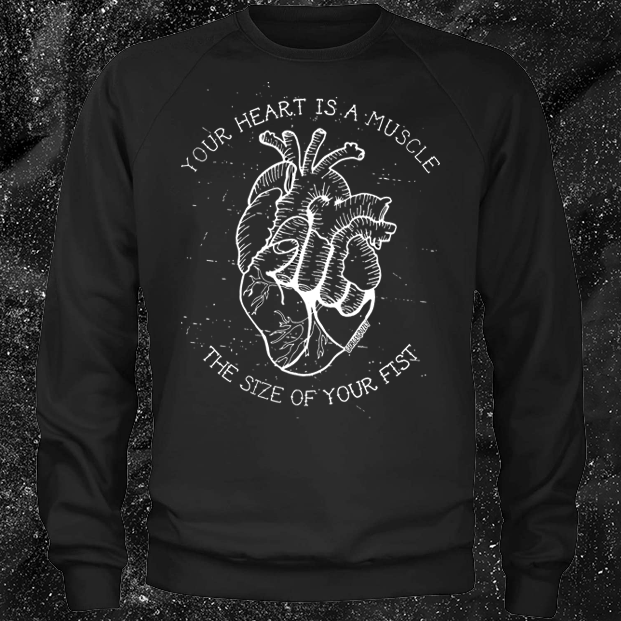 Your Heart Is A Muscle The Size Of Your Fist - George Grizzly