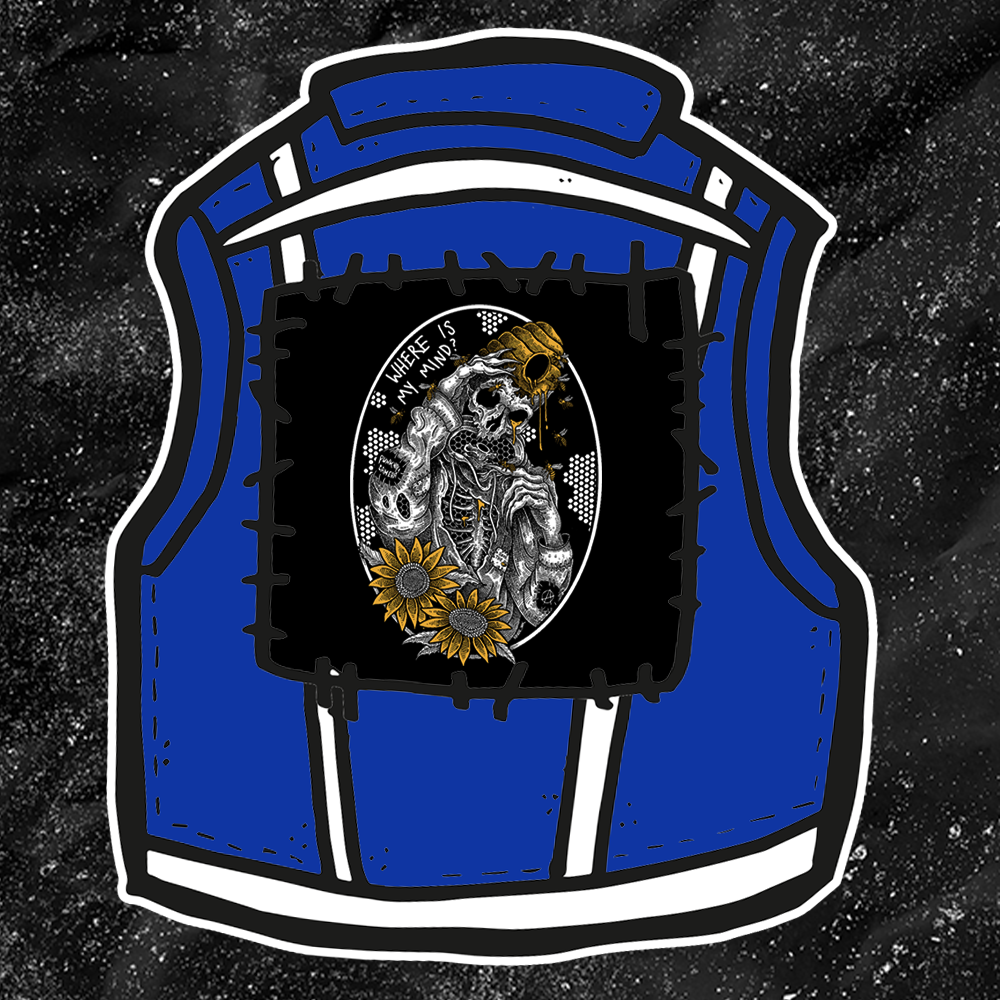 Where Is My Mind W/ Color - Spade.Ink