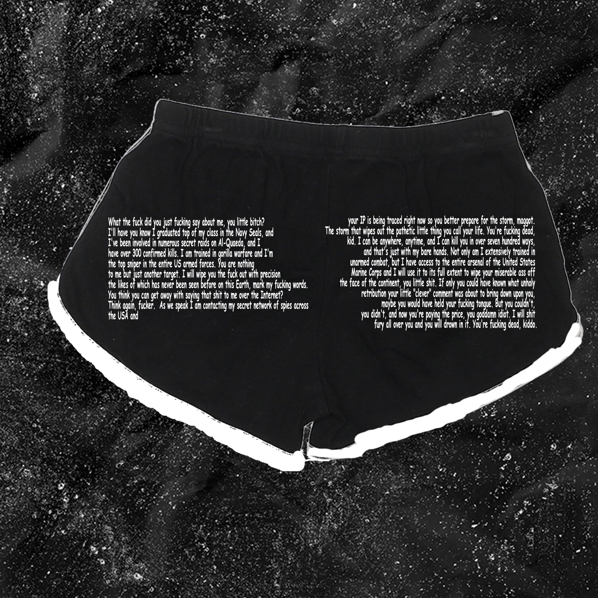 Navy Seal Copypasta - Booty Shorts