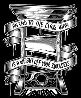 An End To The Class War Is A Weight Off Your Shoulders - Sticker (3X3)