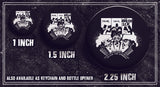 No Camps No Cages - Fuck A Border Fuck a Prison - Buttons (1, 1.5, & 2.25 Inch)