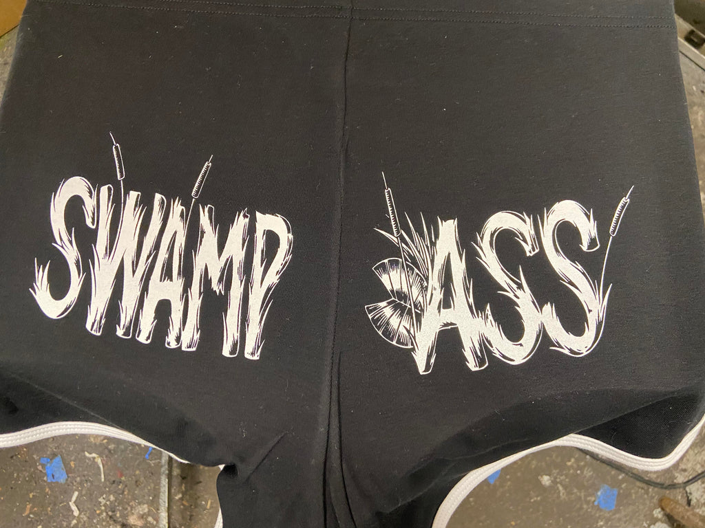 Swamp Ass Cattail - Booty Shorts