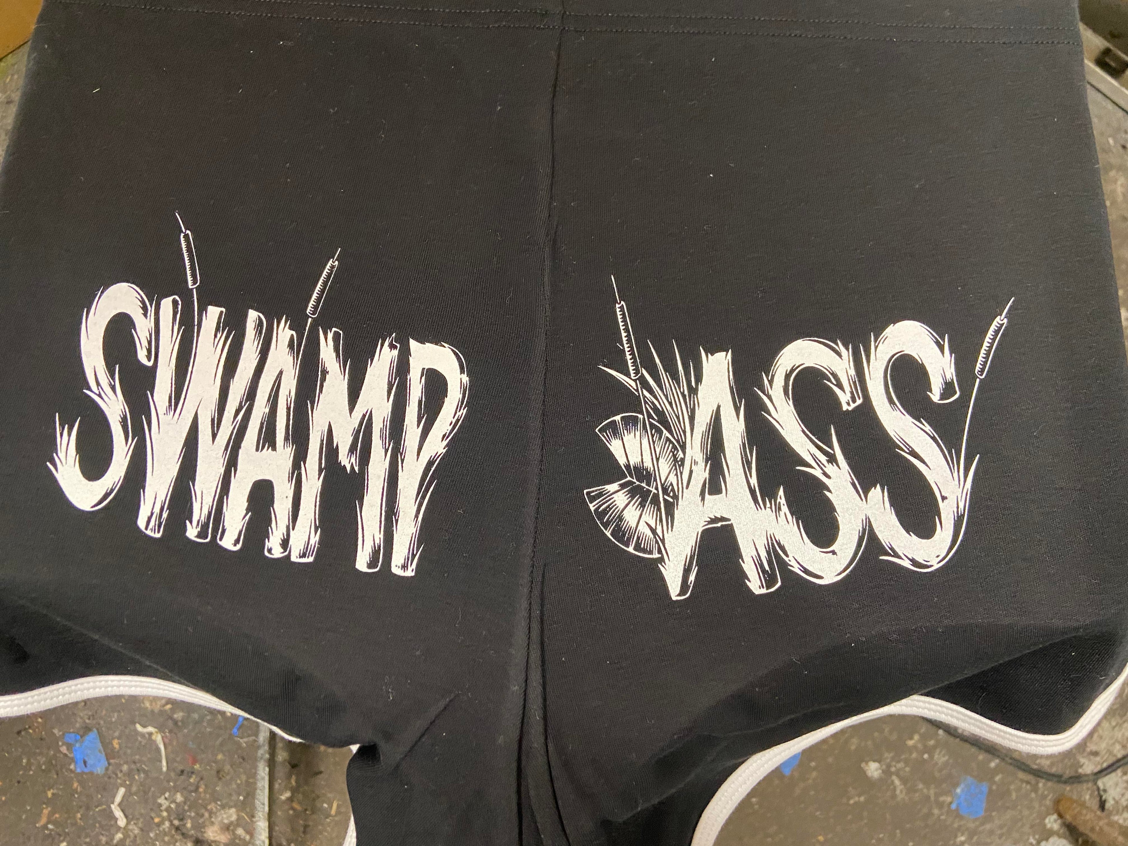 Swamp Ass Cattail - Booty Shorts